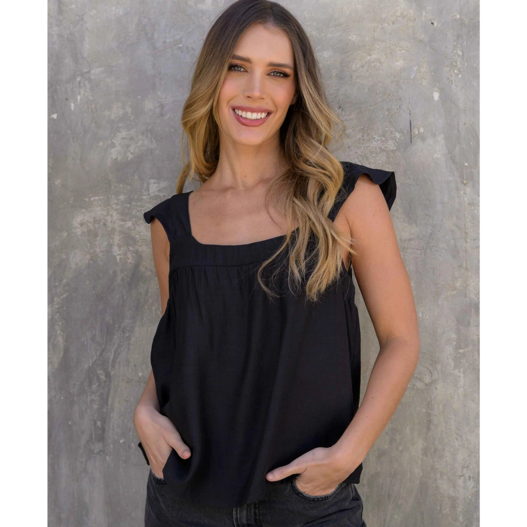 BLUSA MILENA PLANE NEGRA
