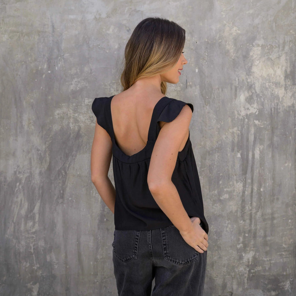 BLUSA MILENA PLANE NEGRA