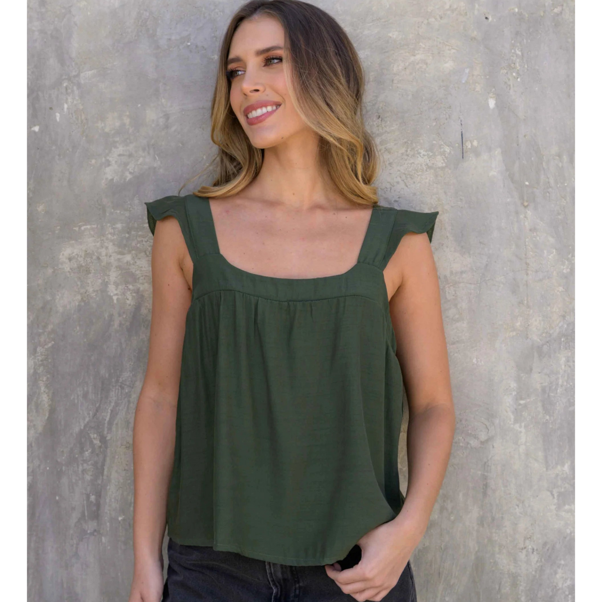 BLUSA MILENA PLANE VERDE