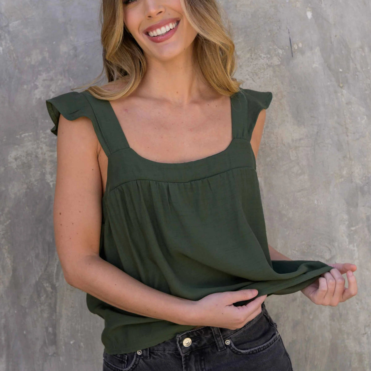 BLUSA MILENA PLANE VERDE