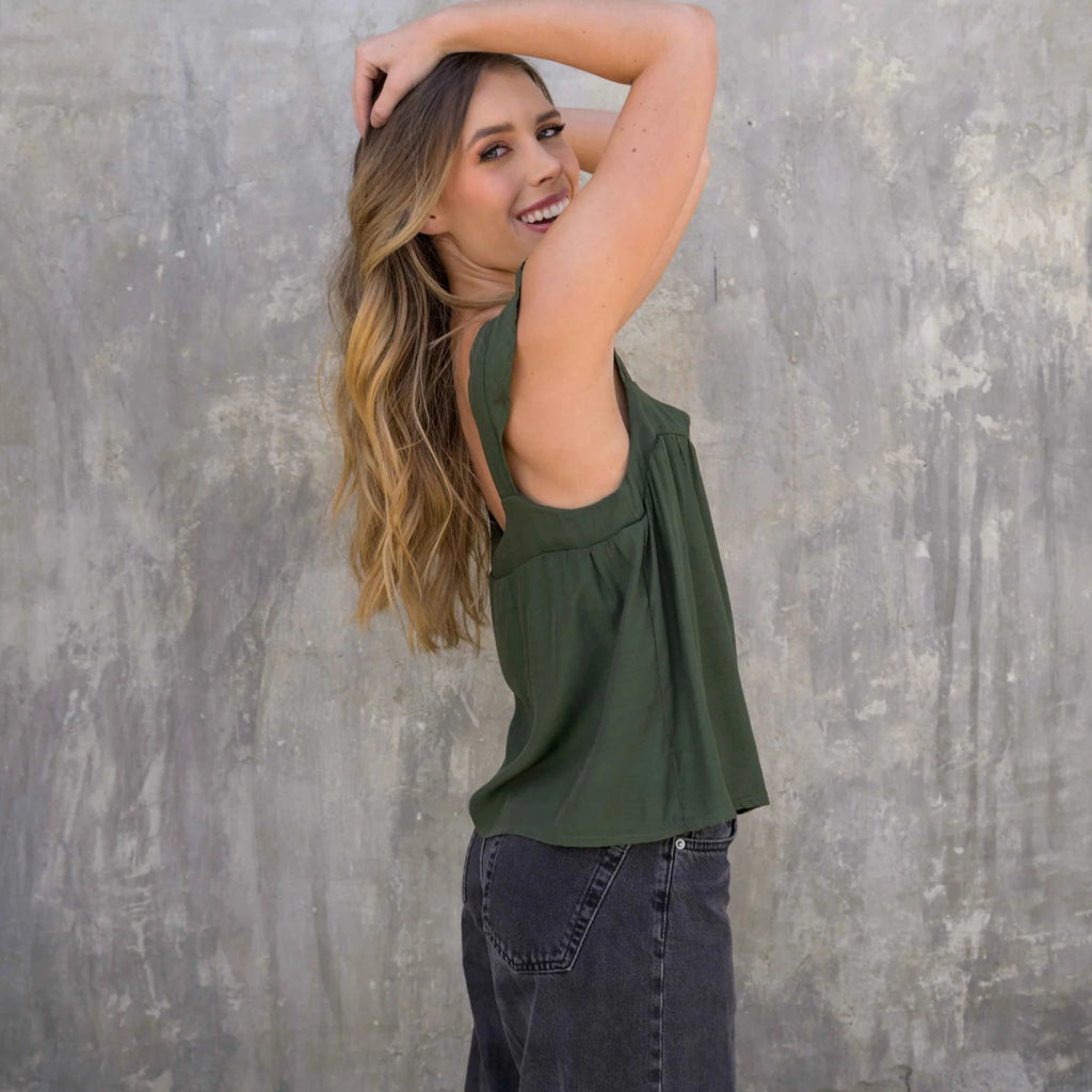 BLUSA MILENA PLANE VERDE