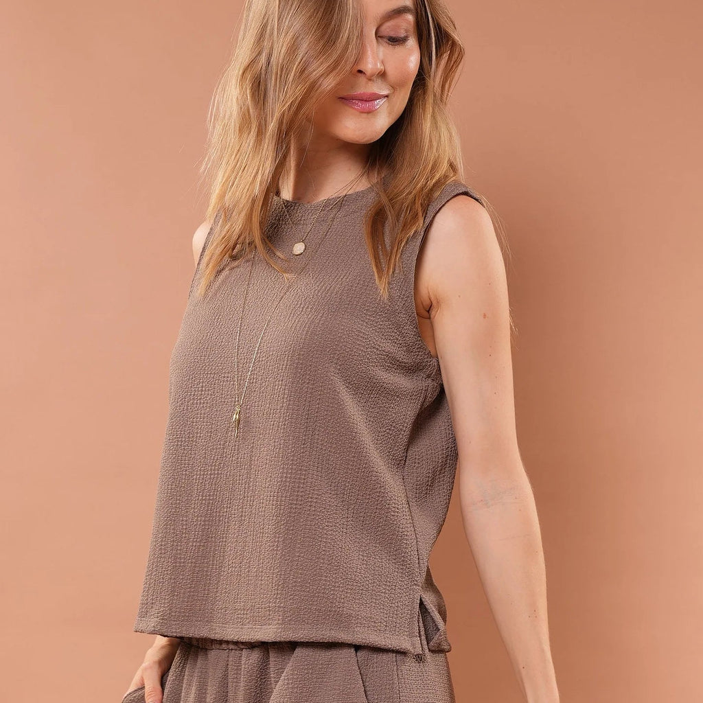 BLUSA OMARA TABACO