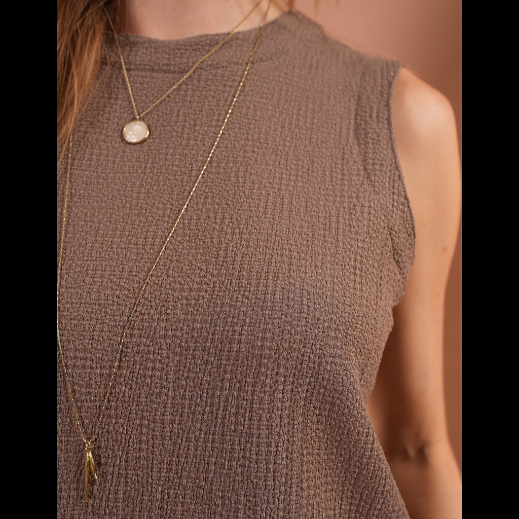 BLUSA OMARA TABACO