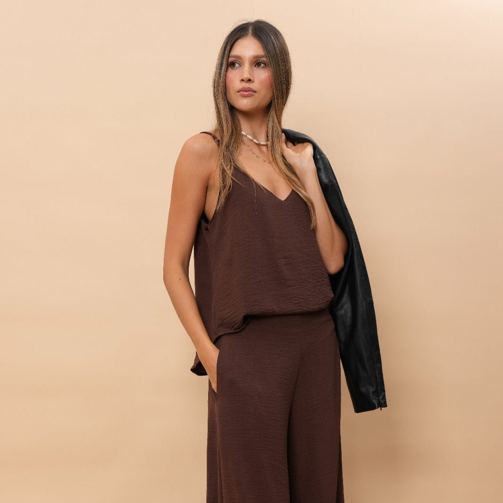 BLUSA ELSA CHOCOLATE
