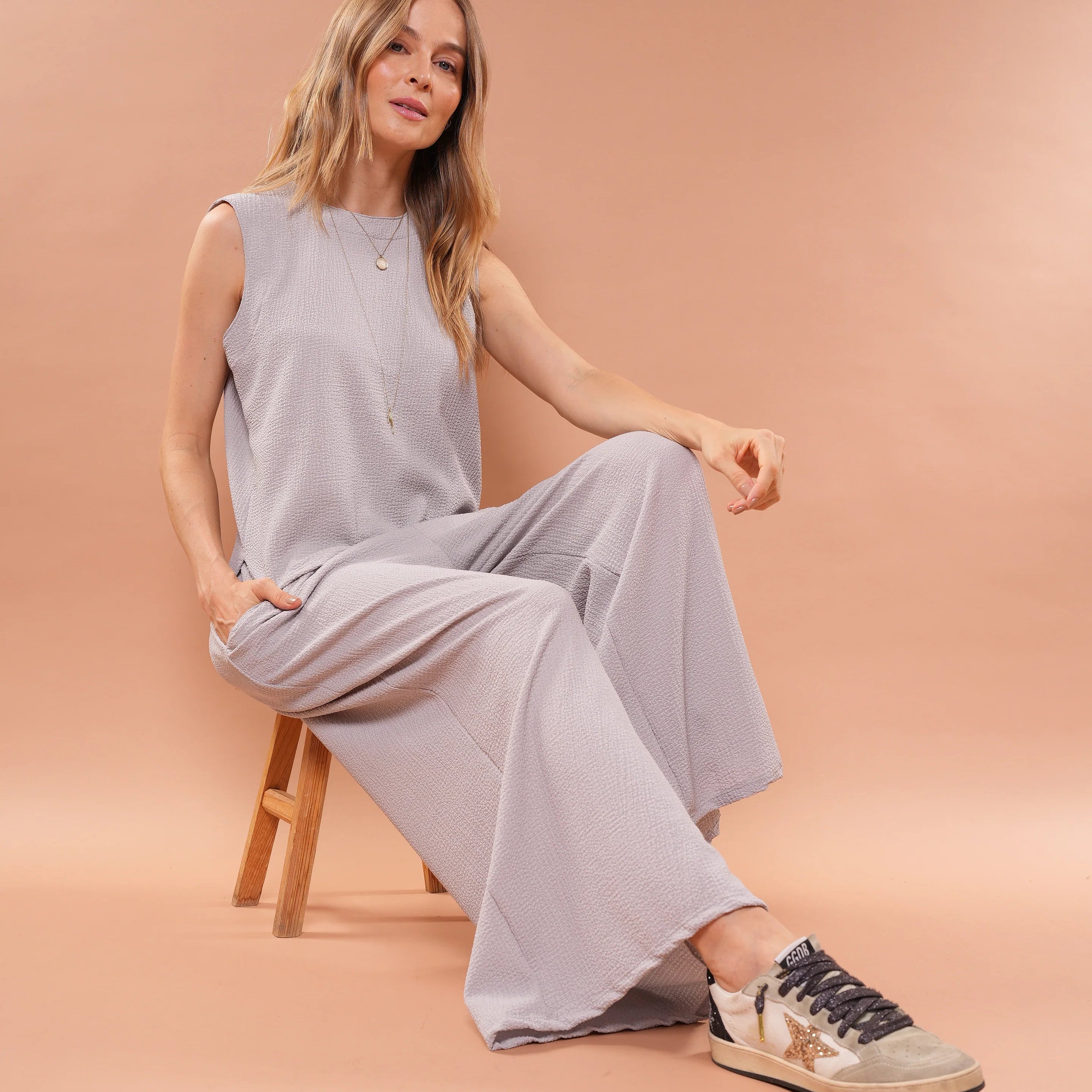 BLUSA OMARA GRIS