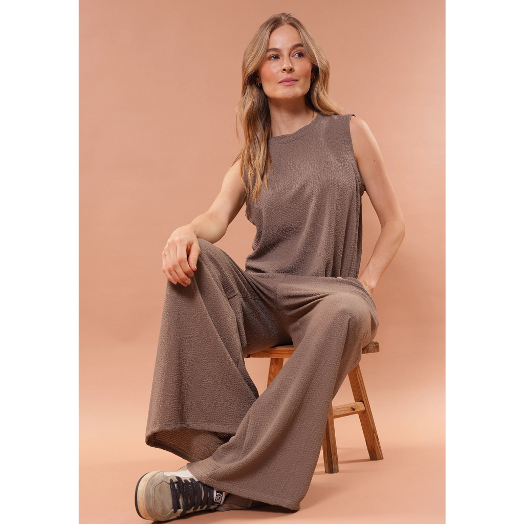 BLUSA OMARA TABACO