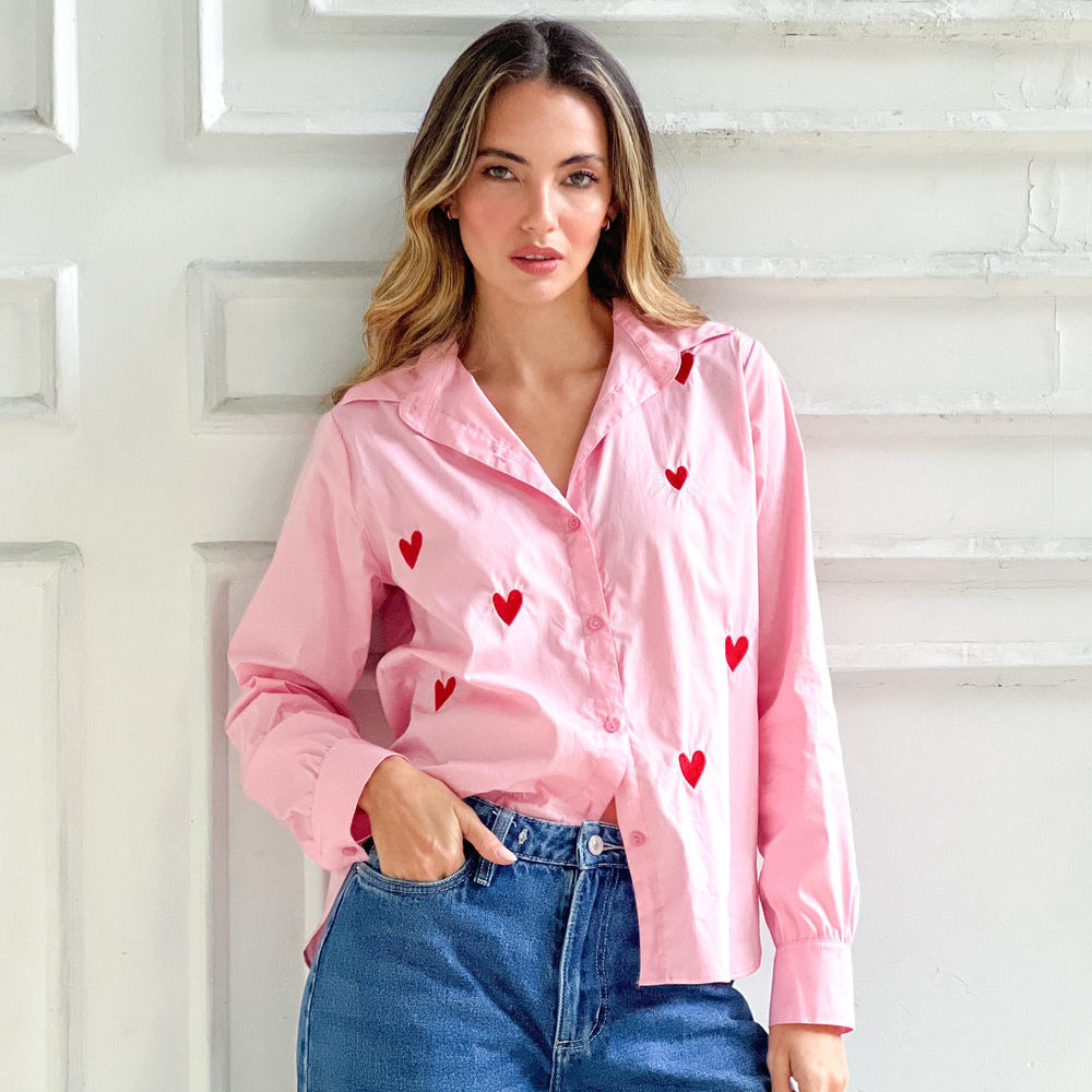 CAMISA CUPIDO ROSA