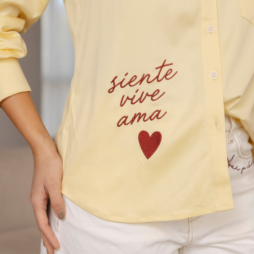 CAMISA TOKIO AMARILLA