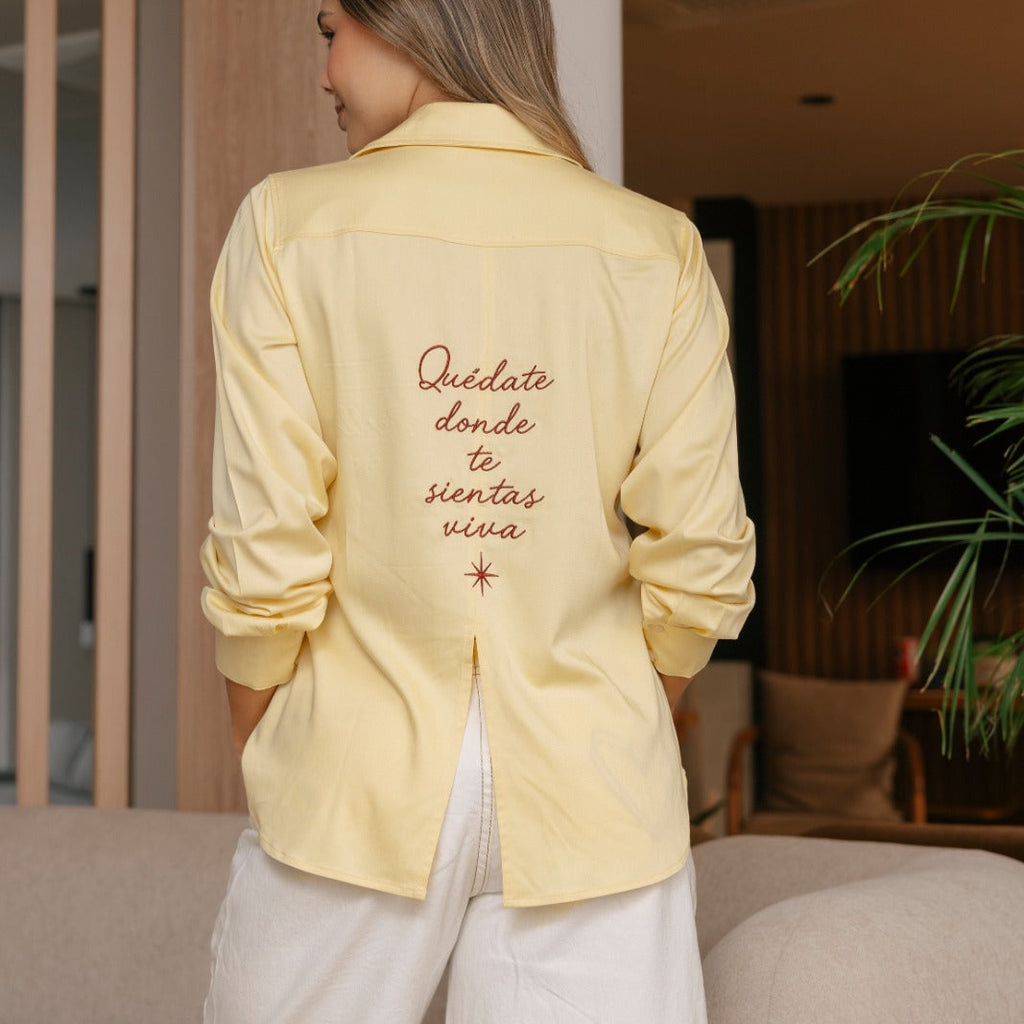 CAMISA TOKIO AMARILLA