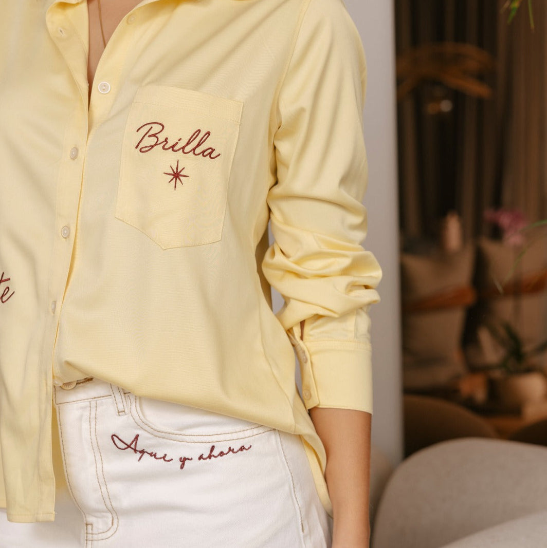 CAMISA TOKIO AMARILLA