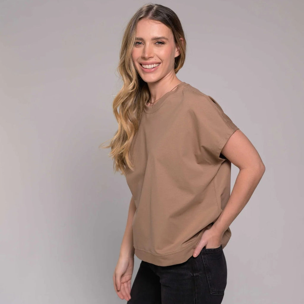 CAMISETA ALY PLANE COCOA