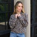 CHAQUETA MAIA PRINT CAFÉ