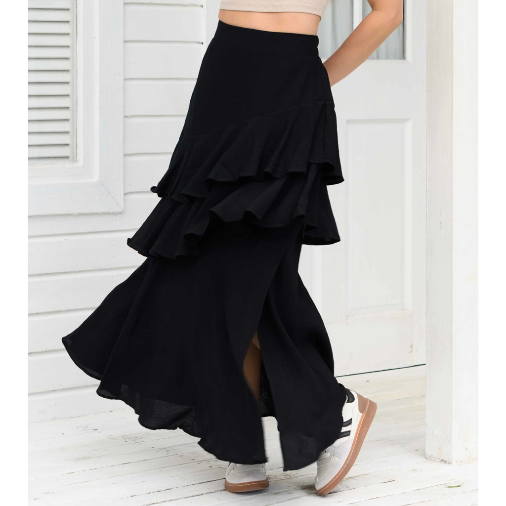 FALDA KAREN PLANE BLACK