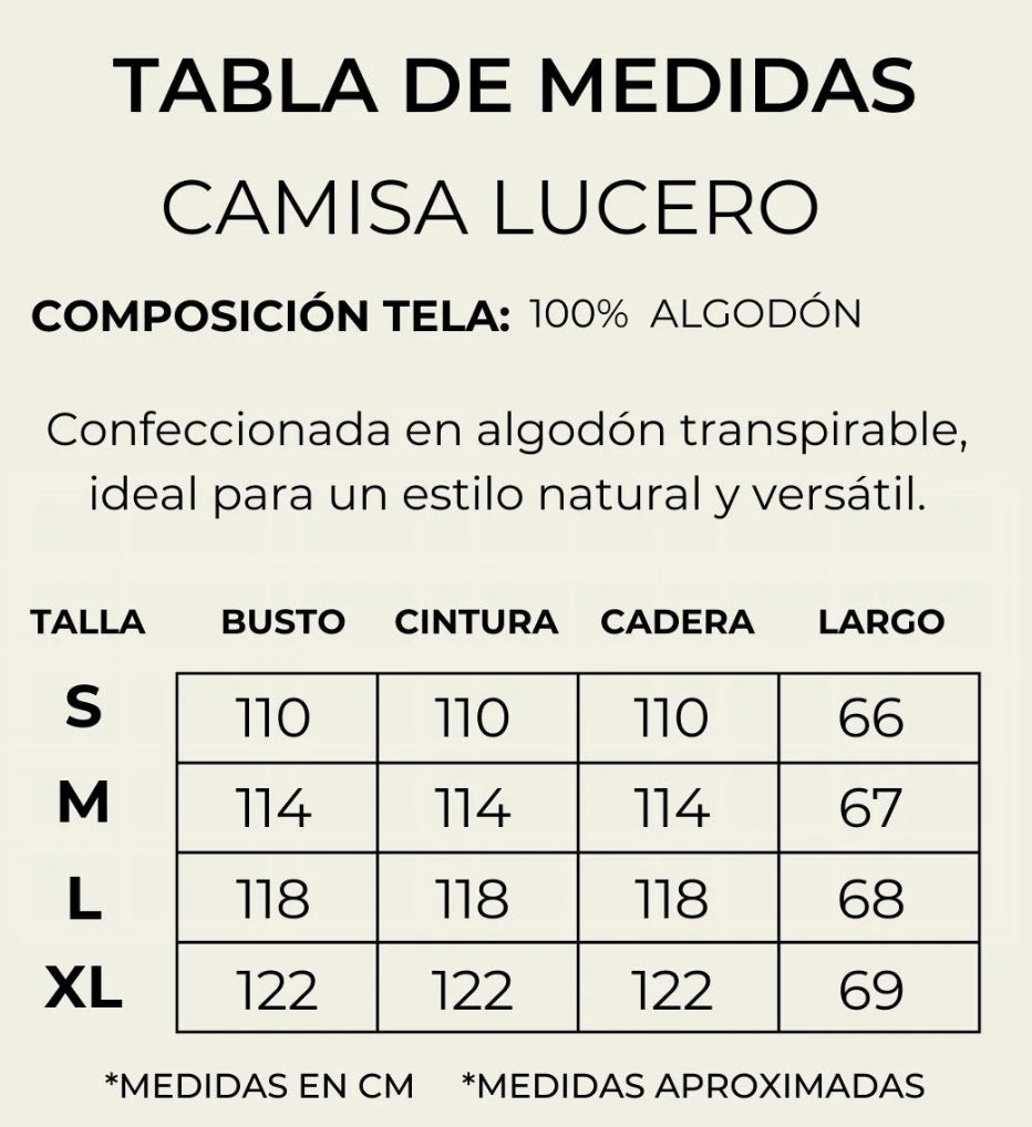 CAMISA LUCERO BAHIA