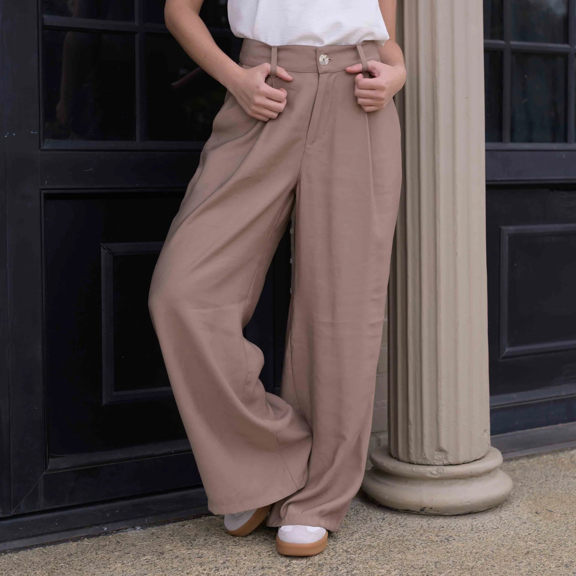 PANTALÓN KARY PLANE CAMEL