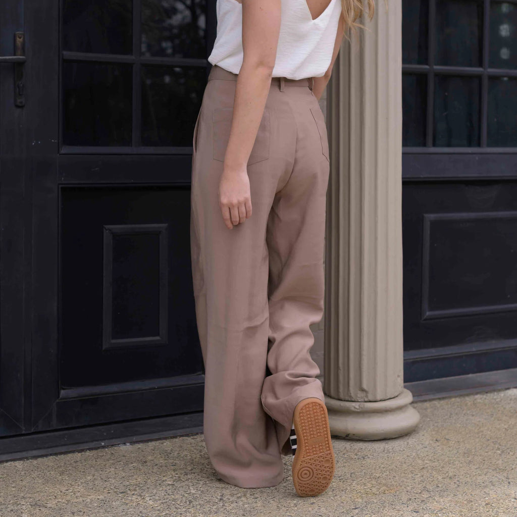 PANTALÓN KARY PLANE CAMEL
