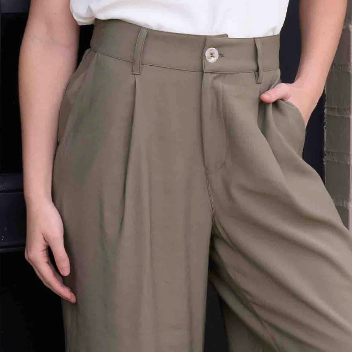 PANTALÓN KARY PLANE VERDE