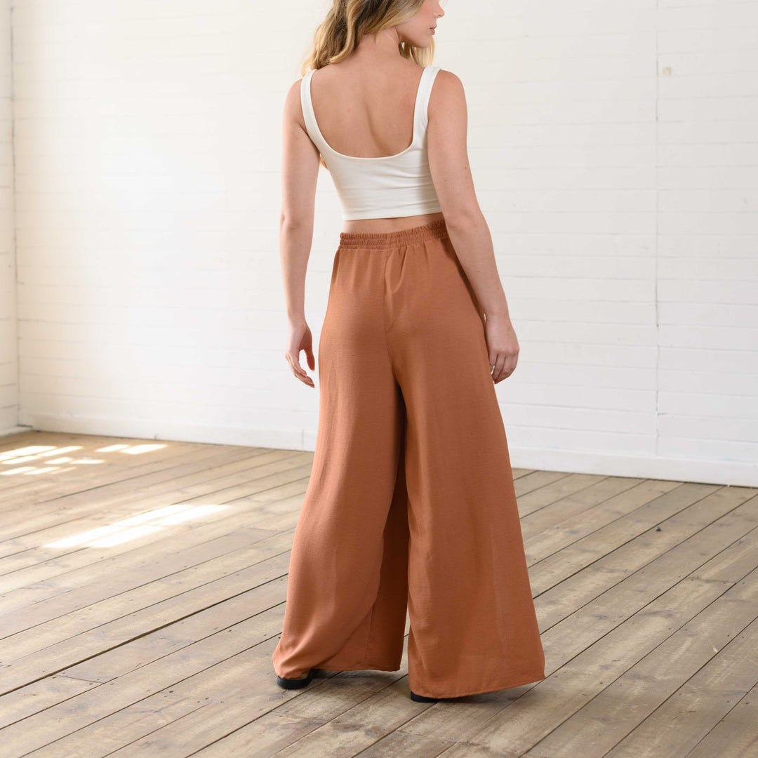 PANTALON PAULINA PLANE MOCA