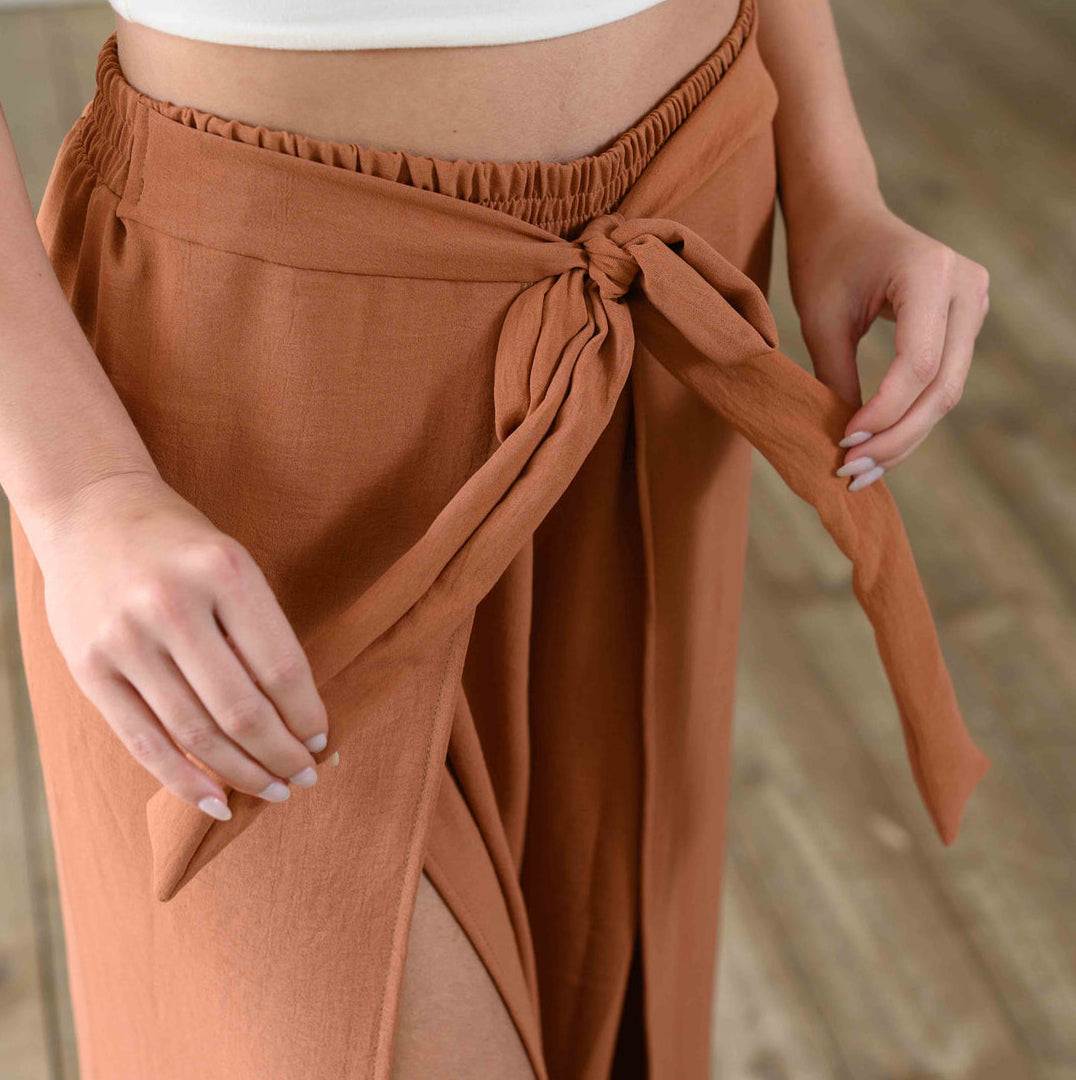 PANTALON PAULINA PLANE MOCA