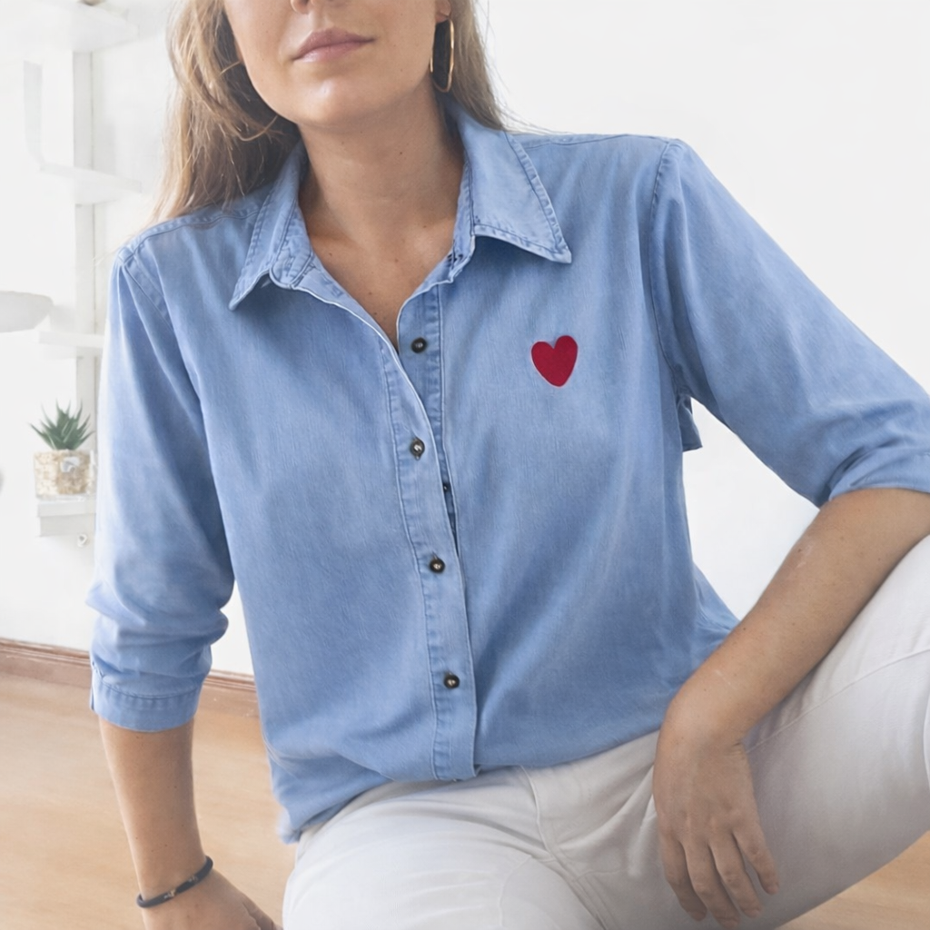 CAMISA RED HEART