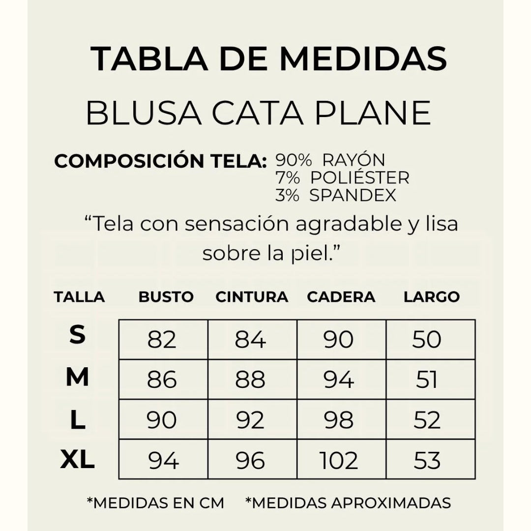 BLUSA CATA PLANE BUTTER