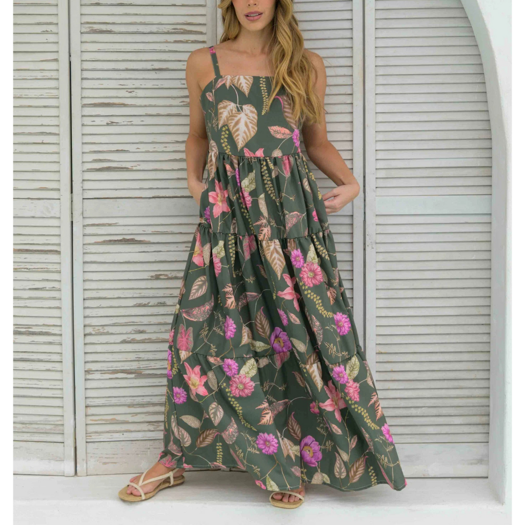 VESTIDO LARGO LILY GARDEN