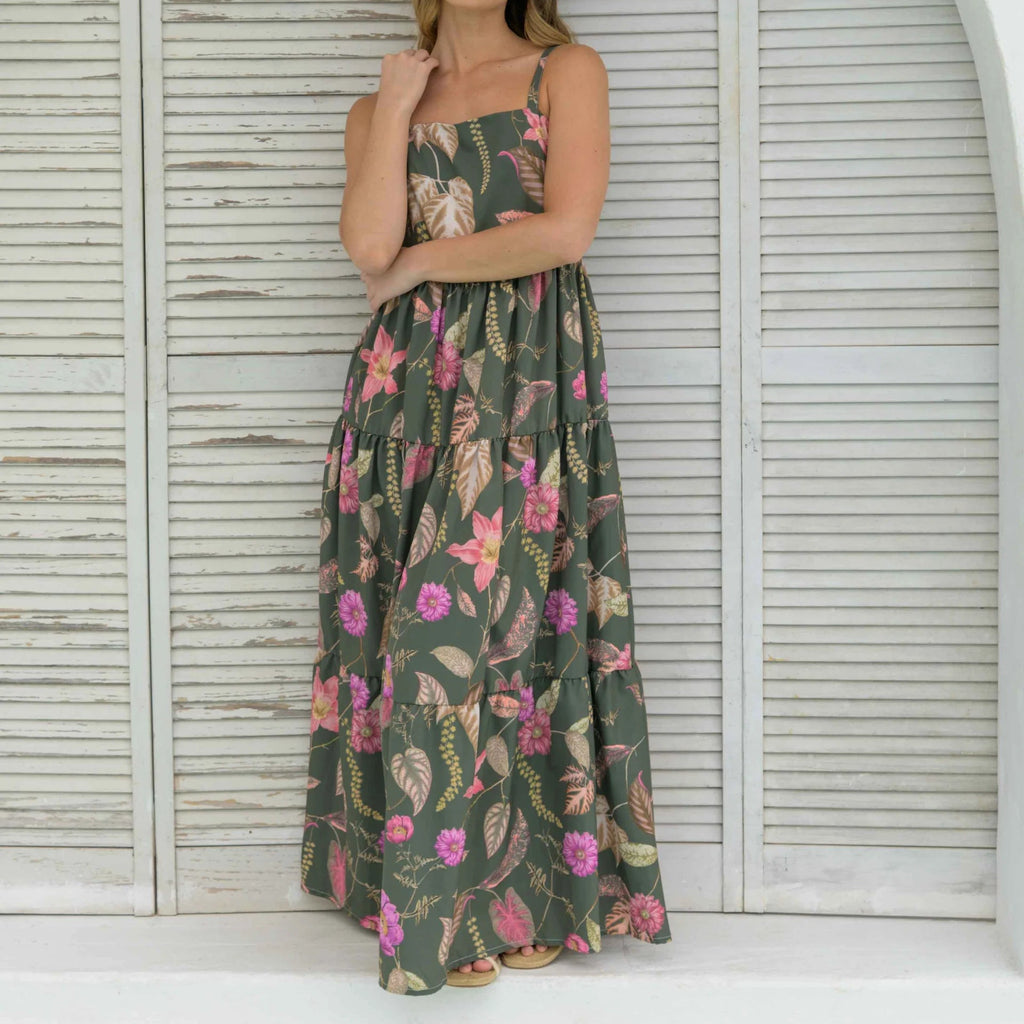 VESTIDO LARGO LILY GARDEN