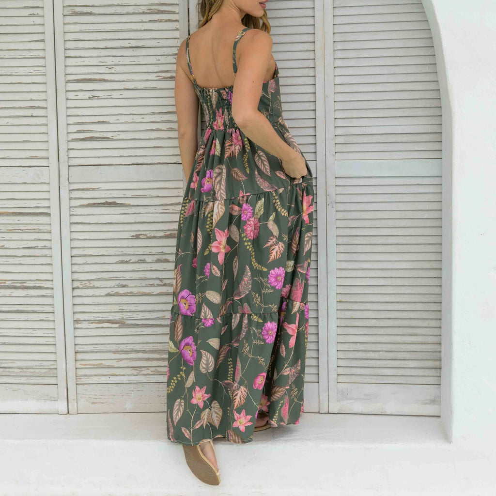 VESTIDO LARGO LILY GARDEN