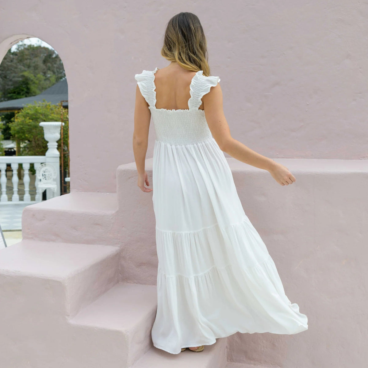 VESTIDO SALLY PLANE MARFIL
