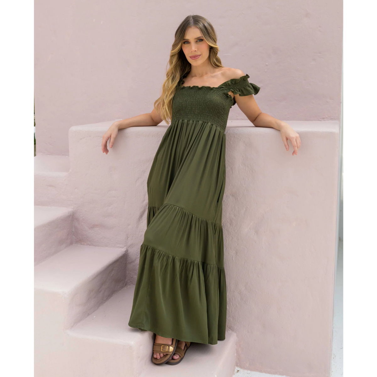 VESTIDO SALLY PLANE VERDE