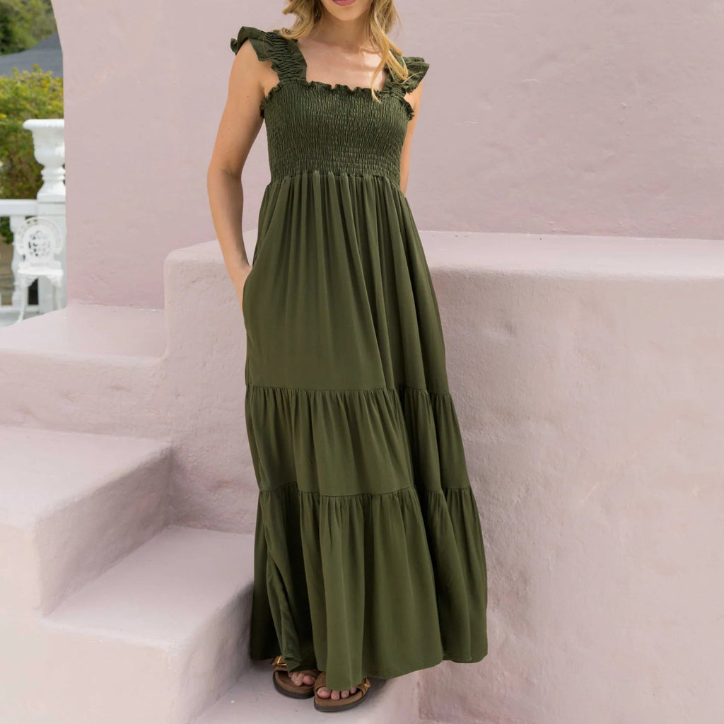 VESTIDO SALLY PLANE VERDE