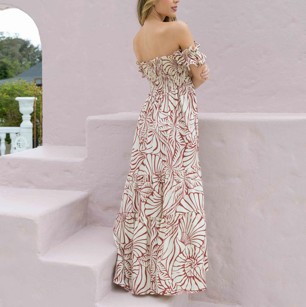 VESTIDO SALLY SHELL VINO