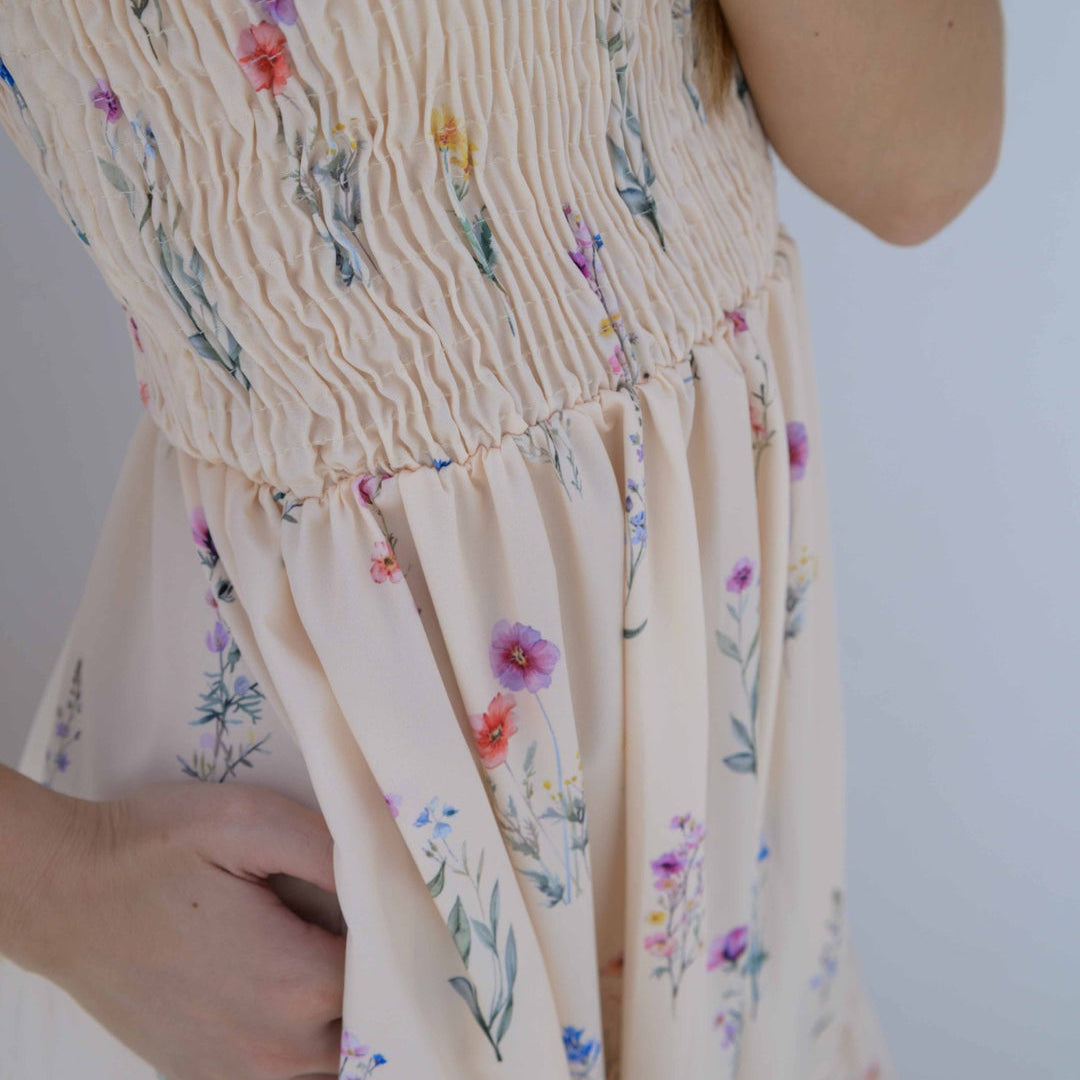 VESTIDO LARGO DANNA FLORES