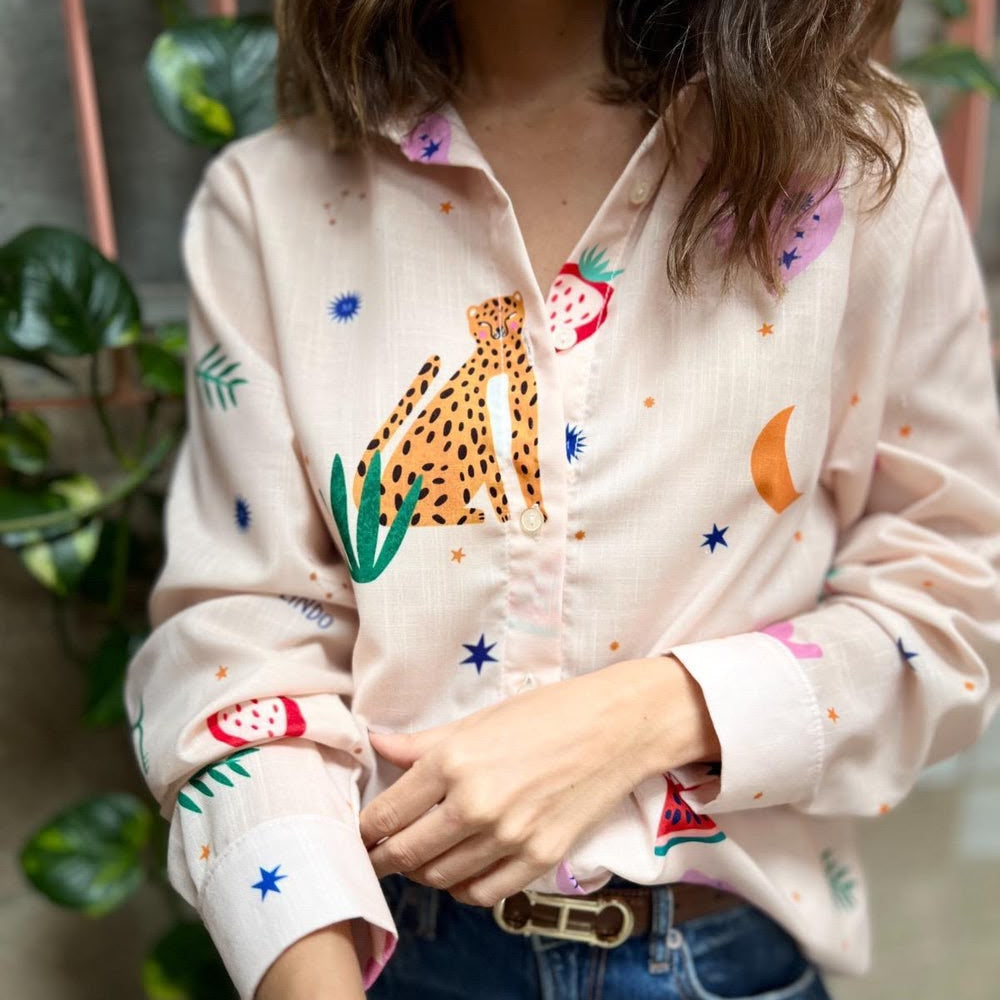 CAMISA LEOPARDO 🐆✨